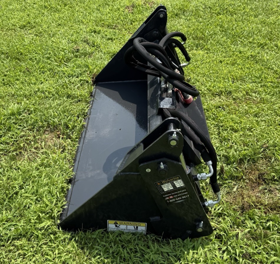 NEW 4 in 1 Combo Bucket MINI Skidloader 48" Quick Attach Hydraulic SkidSteer