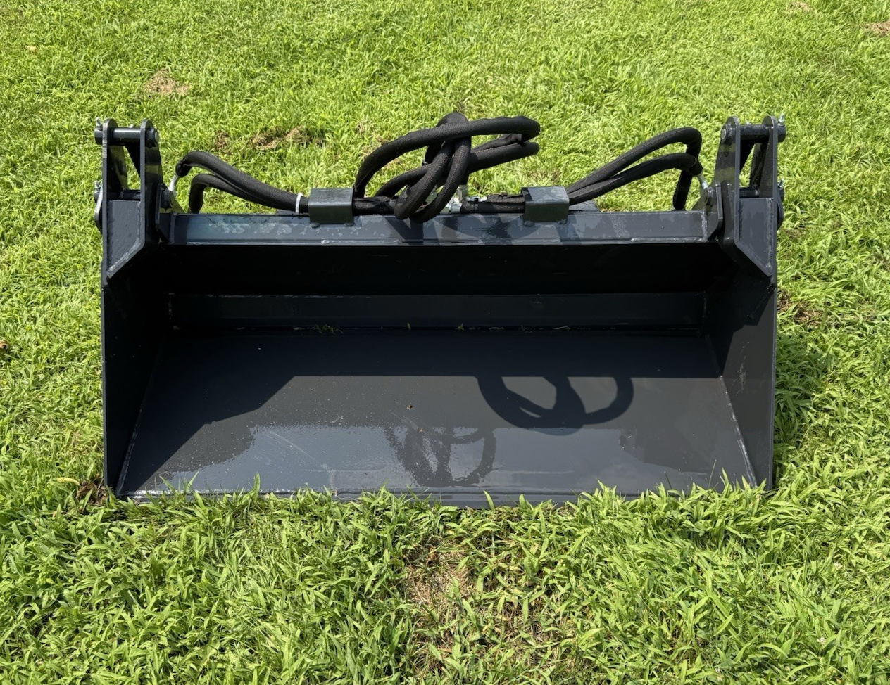 NEW 4 in 1 Combo Bucket MINI Skidloader 48" Quick Attach Hydraulic SkidSteer