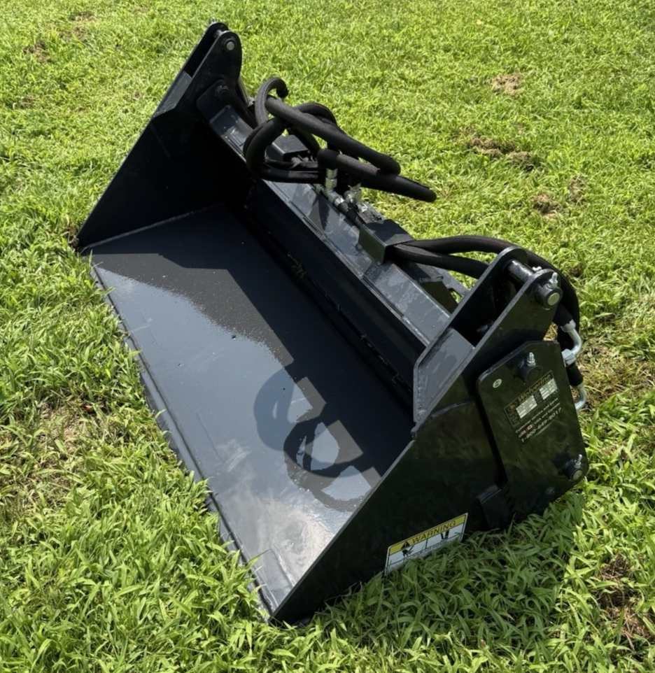 NEW 4 in 1 Combo Bucket MINI Skidloader 48" Quick Attach Hydraulic SkidSteer