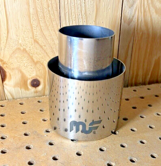 Magna Flow Exhaust Stainless Steel Tip Chrome 3.5" Double Wall 35125 / 1651331