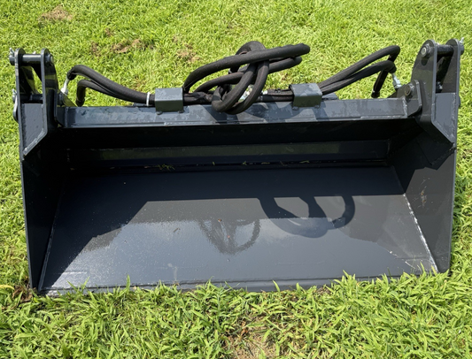 NEW 4 in 1 Combo Bucket MINI Skidloader 48" Quick Attach Hydraulic SkidSteer