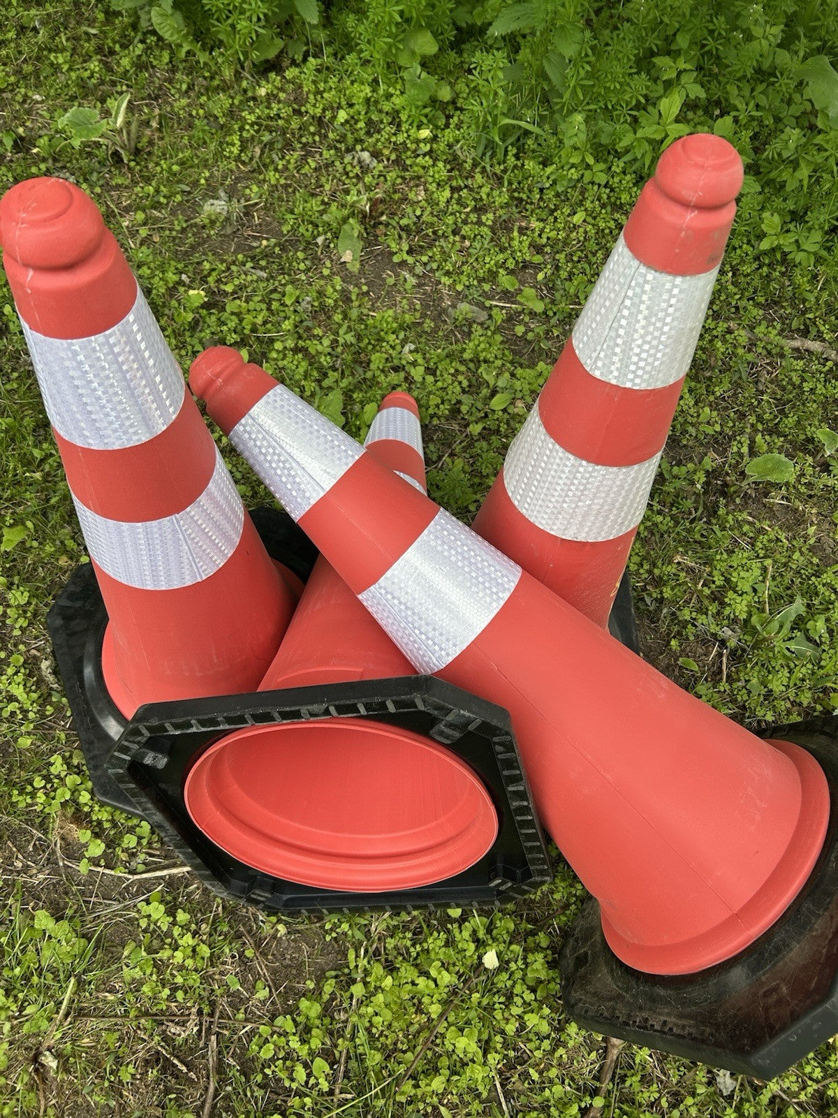 NEW Safety Cone Reflective Traffic Cone 29" High x 14"x14" Base PRICE PER EACH