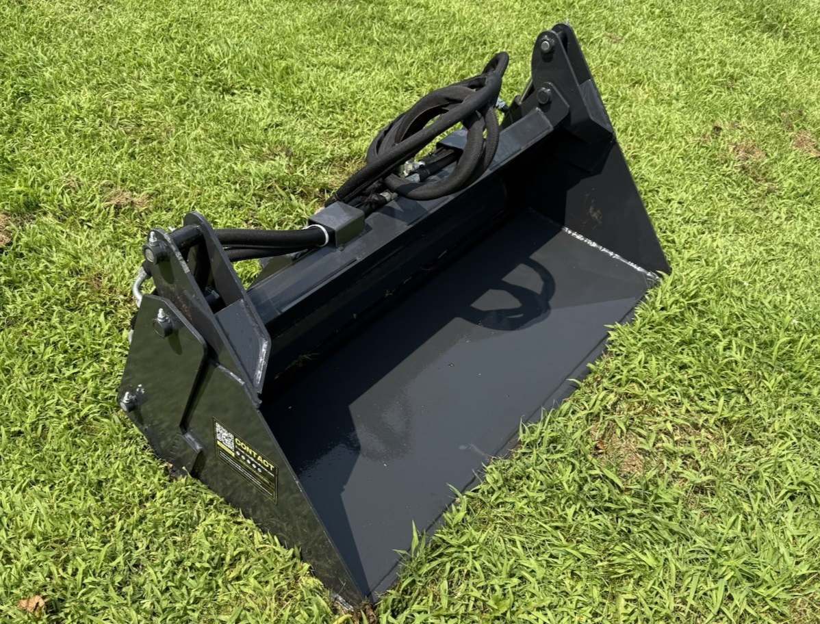 NEW 4 in 1 Combo Bucket MINI Skidloader 48" Quick Attach Hydraulic SkidSteer