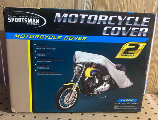 Sportsman Motorcycle Cover- Large #mc-5 / Fits bikes up to 1100cc, Full dress