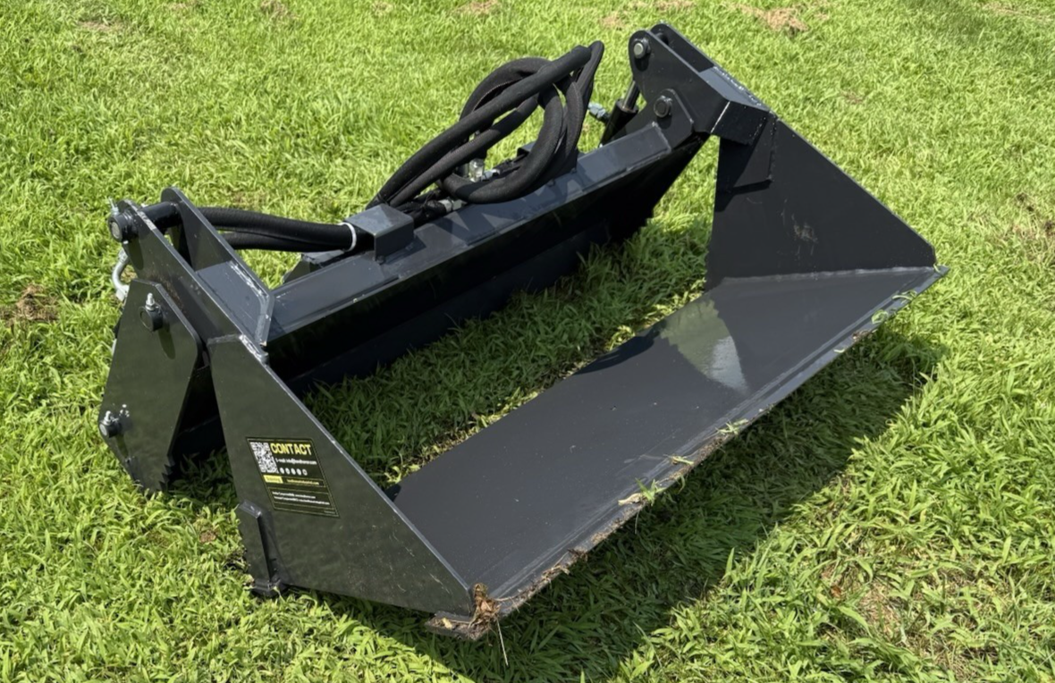 NEW 4 in 1 Combo Bucket MINI Skidloader 48" Quick Attach Hydraulic SkidSteer